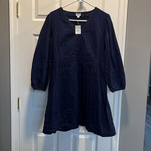 NWT J. Crew Factory V-neck Mini Dress With Trim Medium